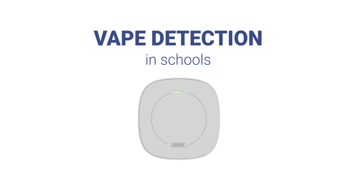 Vape detection alarm in schools