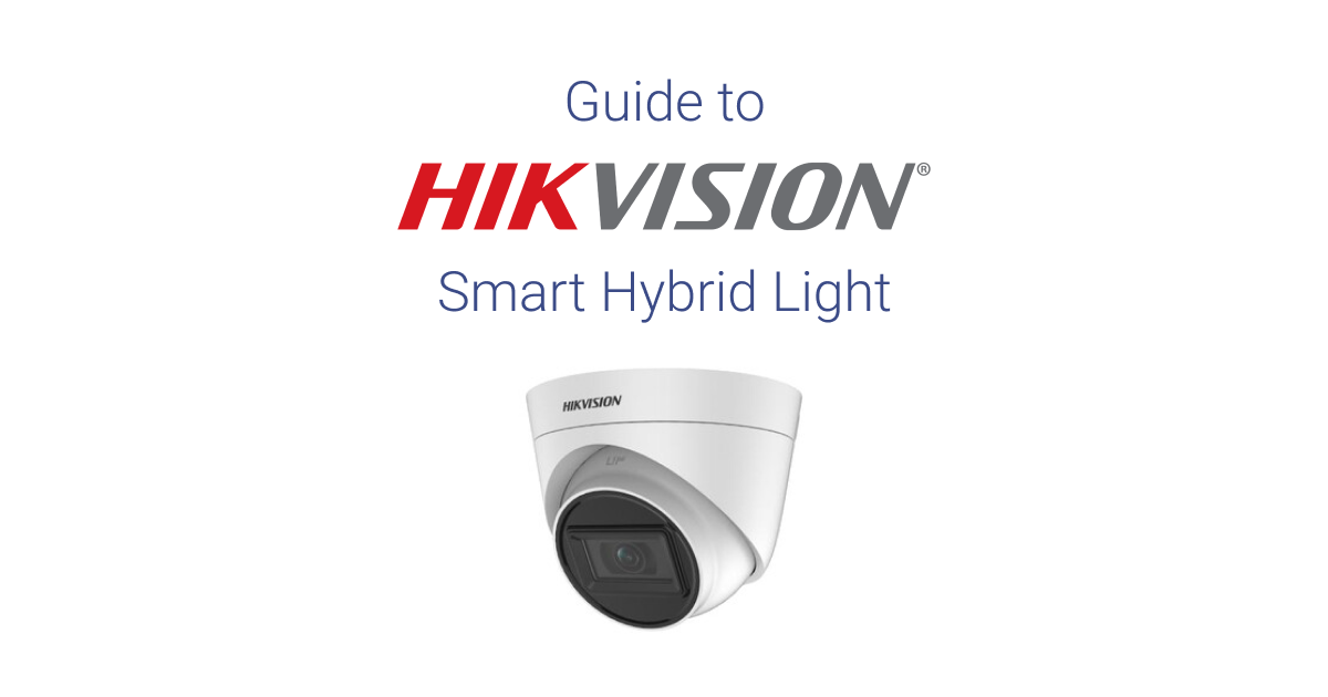 HikVision logo and smart hybrid light camera
