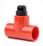 25mm/10mm Red Capillary Tee