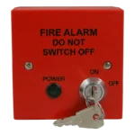 Fire Alarm Mains Safety Isolator Switch - Red