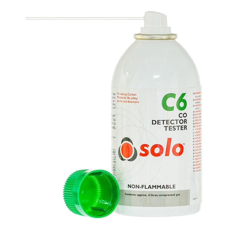 Solo C6 Hand-held Carbon Monoxide Detector Tester Aerosol
