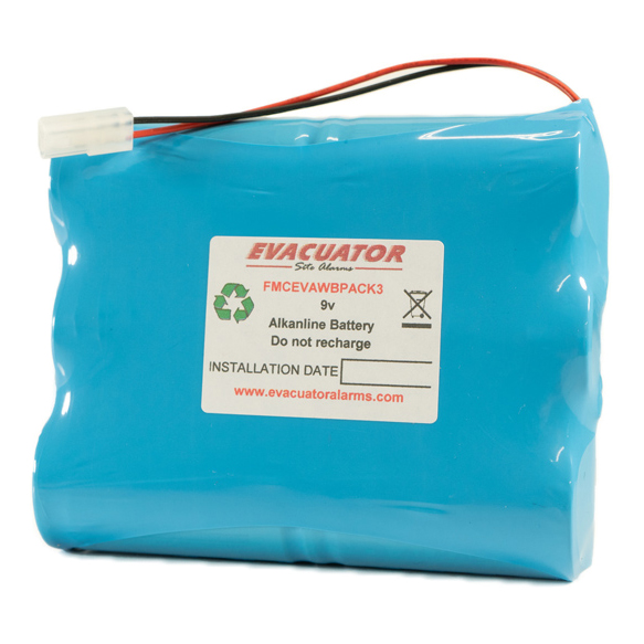 Evacuator Synergy RF 9v Battery Pack
