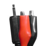 Hochiki PL-2 Legacy Device Programming Lead Programming Lead (Jack Plug to Croc Clip)