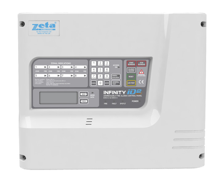 Infinity ID2 2-8 Zone Fire Alarm Panel