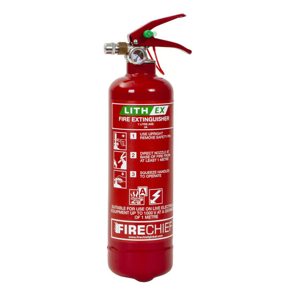 Lith-Ex 1 Litre Lithium Battery Extinguisher