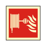 Photoluminescent Hose Reel Sign