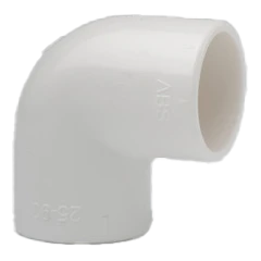 White 25mm ABS Aspirating Pipe 90 Degree Elbow