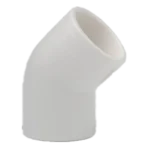 White 25mm ABS Aspirating Pipe 45 Degree Elbow
