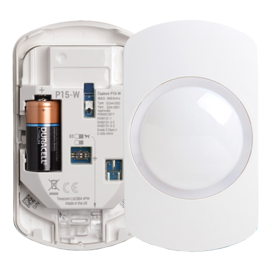 Texecom P15-W Capture 15m Ricochet Wireless PIR