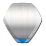 Texecom Premier Elite Odyssey 3 Cover Only in Dul Chrome & Blue