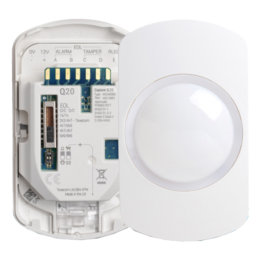 Texecom Capture Q20-W Ricochet Wireless 20m Quad PIR Detector