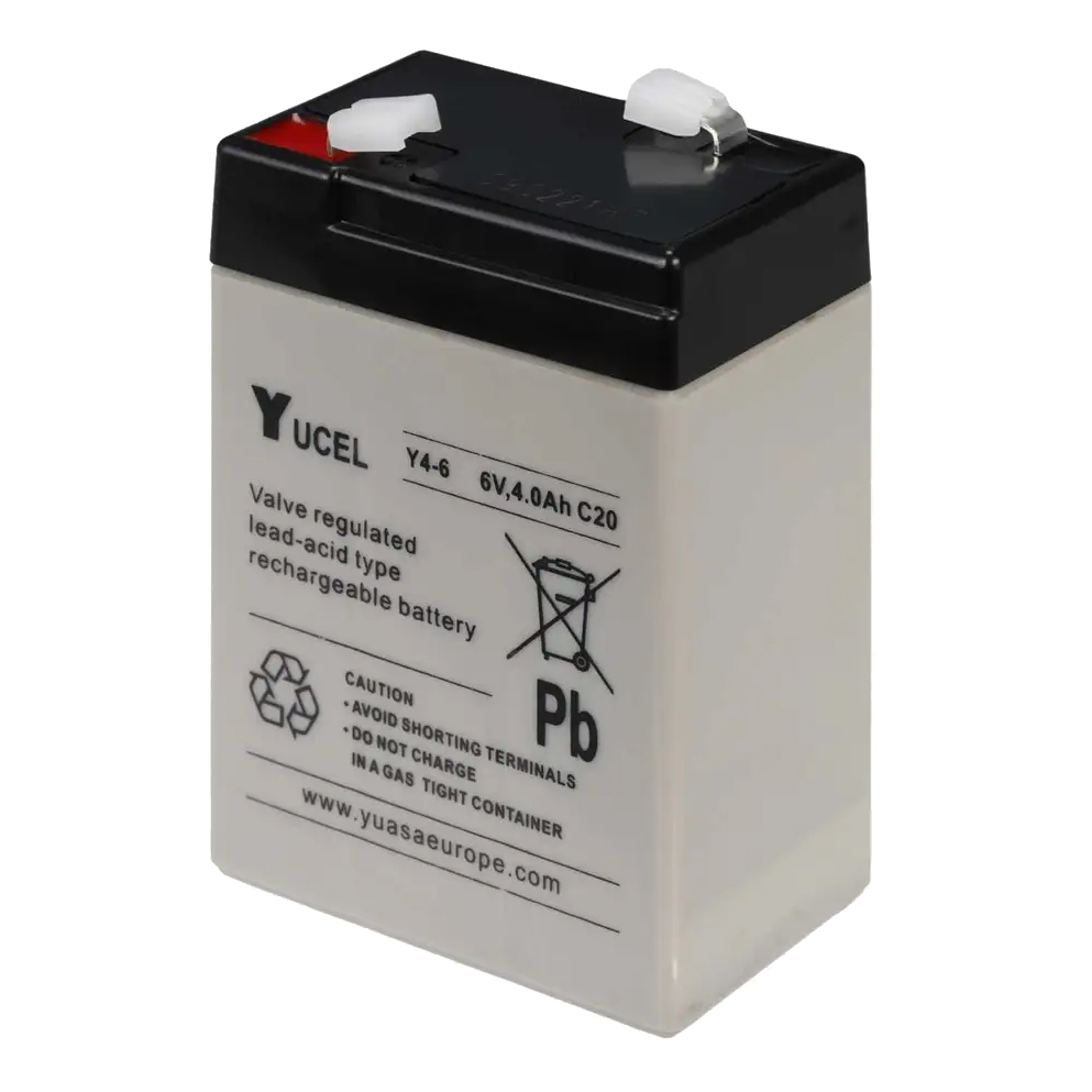 Yucel 6v 4Ah Lead Acid Rechargeable Battery