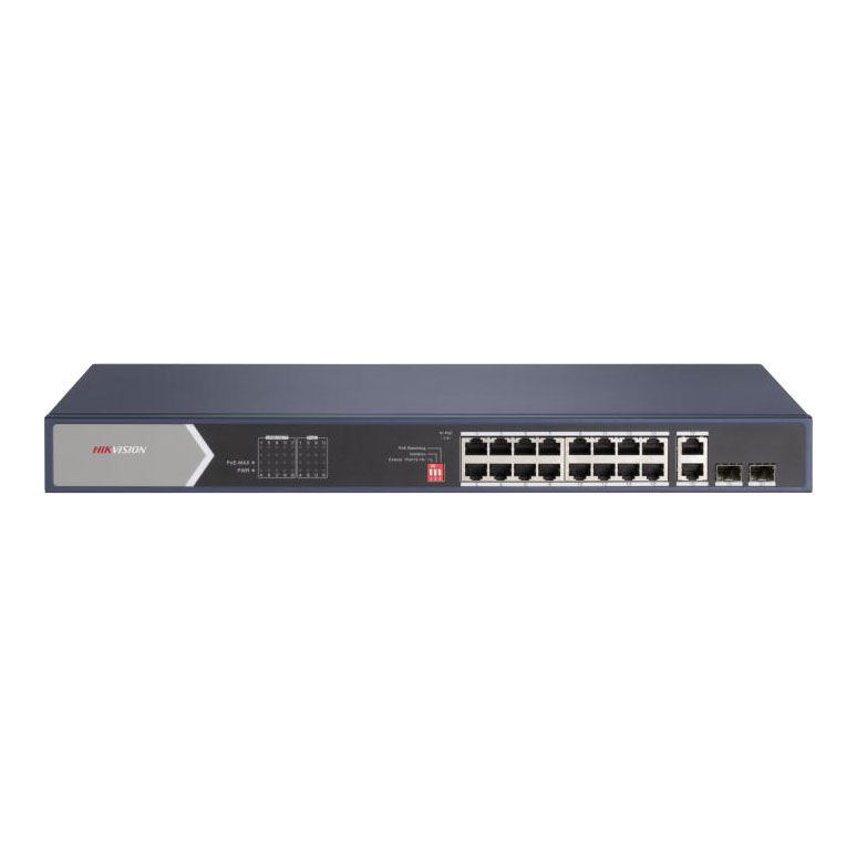 Hikvision 16 Port Gigabit Unmanaged POE Switch