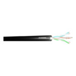 SFX CAT5e UTP PE Duct Grade Data Cable, Black, 305m Reel