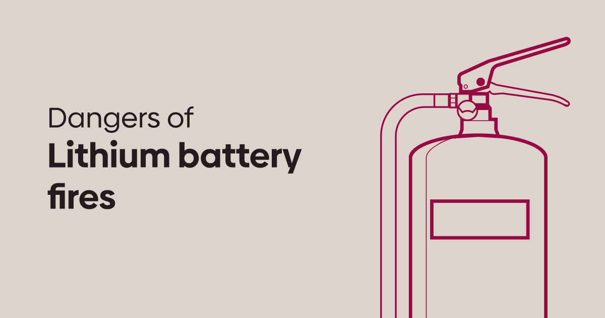 Lithium battery fires dangers and solutions
