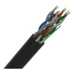 CQR Professional CAT5e PE Cable 305m Box in Black