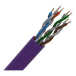 CQR Professional CAT5e LSZH Cable 305m Box in Purple