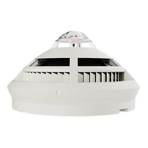SMS SenTRI Addressable Optical Heat Detector with Sounder & Low Power Red VAD