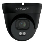 Serage IP 5MP 2.8-12mm ANPR & Face Recognition Night Colour AI Turret Camera in Black