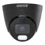 Serage IP Premium 5MP WDR 2.8mm 2-Way Audio C-Colour AI Turret Camera in Black
