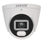 Serage IP Premium 5MP WDR 2.8mm 2-Way Audio C-Colour AI Turret Camera in White