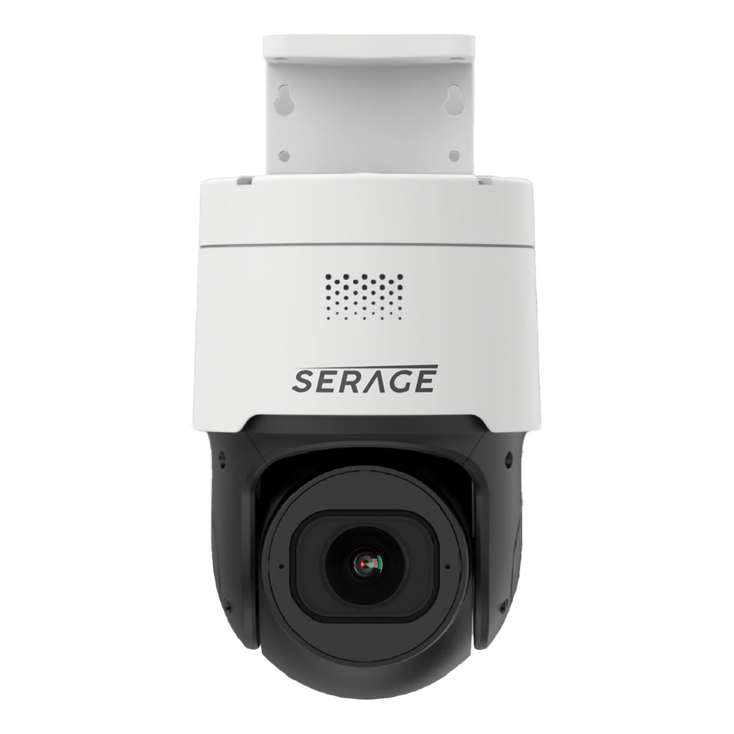 Serage IP 8MP 4xZoom 2.8-12mm 2-Way Audio AI Mini Speed Dome Camera