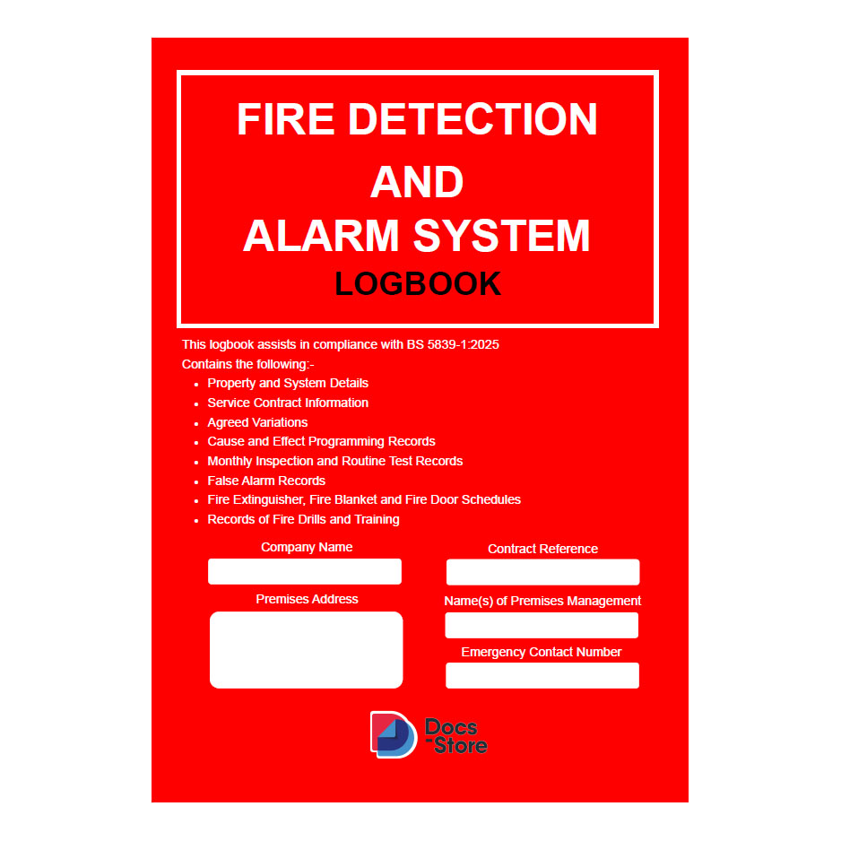 Fire Detection And Alarm System 2025 Logbook