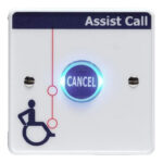 Lexicomm AssistCall Cancel Plate in White