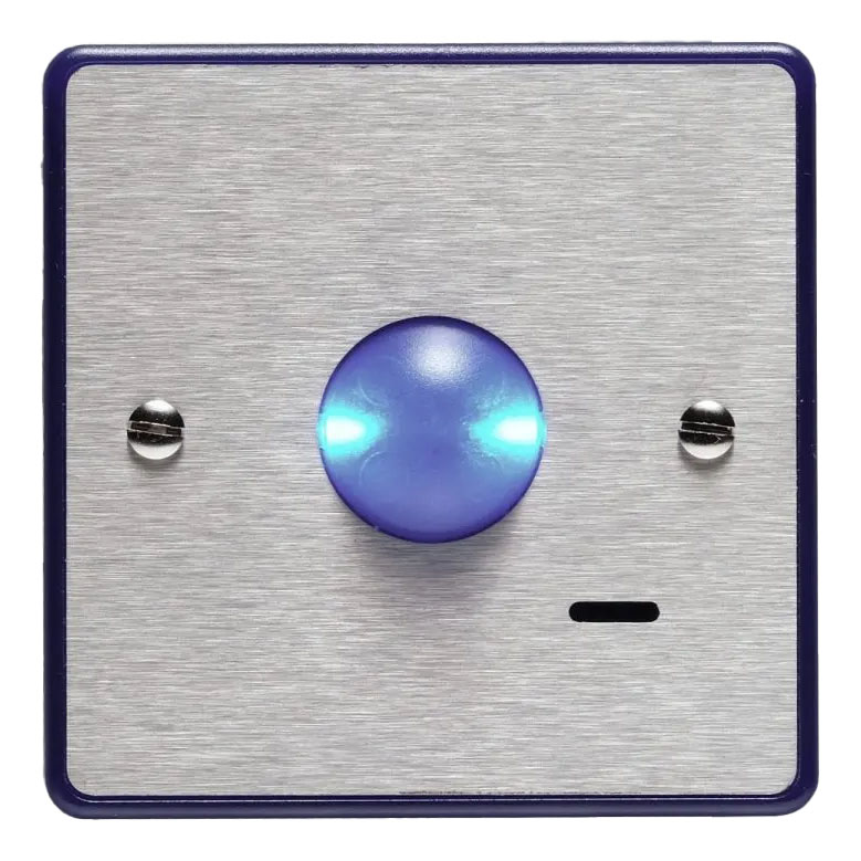 Lexicomm AssistCall Over Door Plate in Stainless Steel