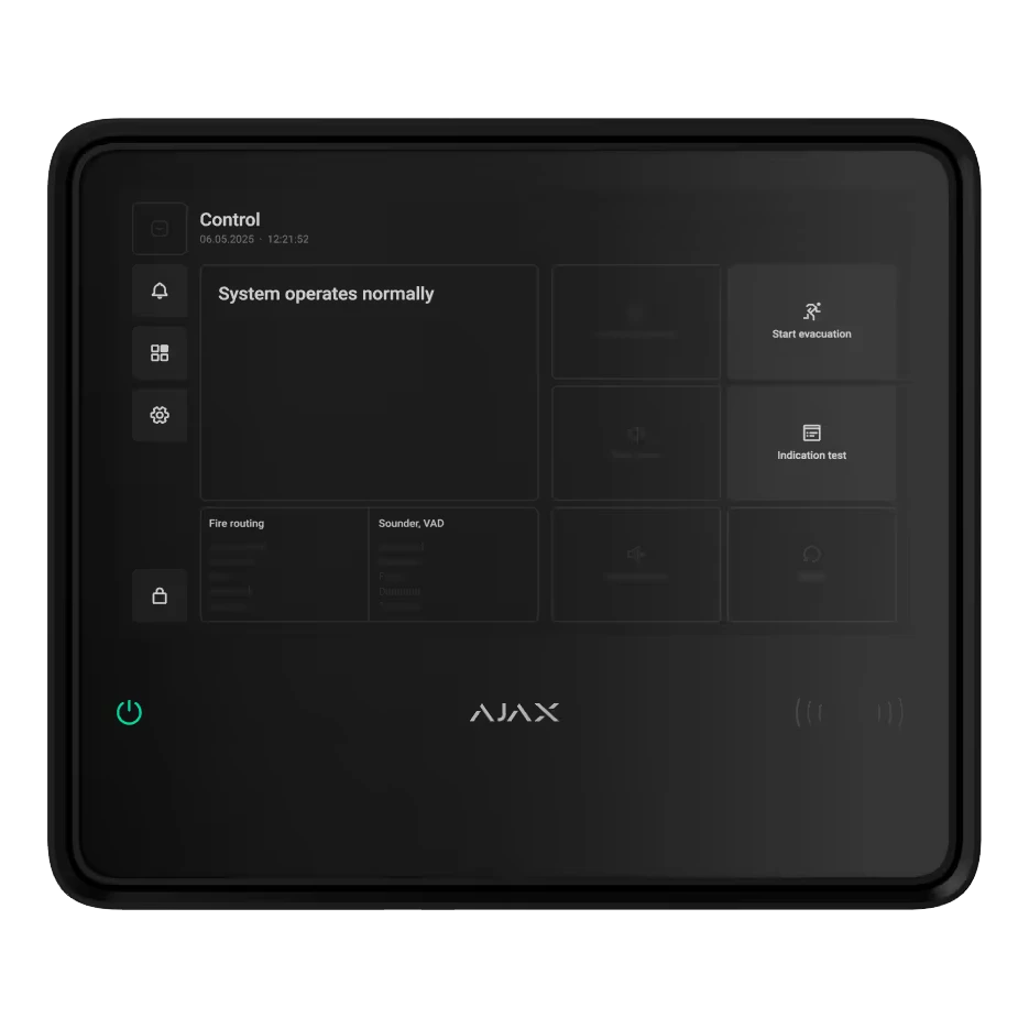 Ajax EN54 Fire Hub Jeweller