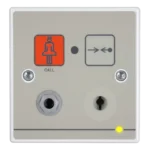 Quantec Addressable Infrared Call Point, Button Reset with Iconised Label, Sounder & Remote Socket