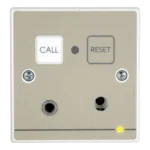 Quantec Addressable Infrared Call Point, Button Reset with Sounder (No Remote)