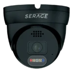 Serage IP 4MP 2.8mm Smart Night Colour IR & White Light Hybrid Turret in Black