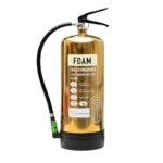 Contempo Gold 9 Litre Fluorine-Free Foam Extinguisher | PFAS-Free, Polished Finish | Class A & B Fires