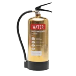 Contempo Gold 6 Litre Water Extinguisher | Polished Gold Finish | Class A Fires (Wood & Paper)