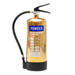 Contempo Gold 6kg Powder Fire Extinguisher | Polished Gold Finish | Class A, B & C Fires