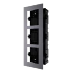 Hikvision DS-KD-ACF3/Plastic | Flush Mount Module Bracket (3-Gang) | For Modular Door Station