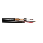 Securiflex RG59 Budget Shotgun Cable | CCA, PVC, 2 Core Power 0.75mm, 100m | Black