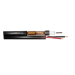 Securiflex RG59 Shotgun Cable | LSF, CCA, 2 Core Power 0.75mm, 100m | Black