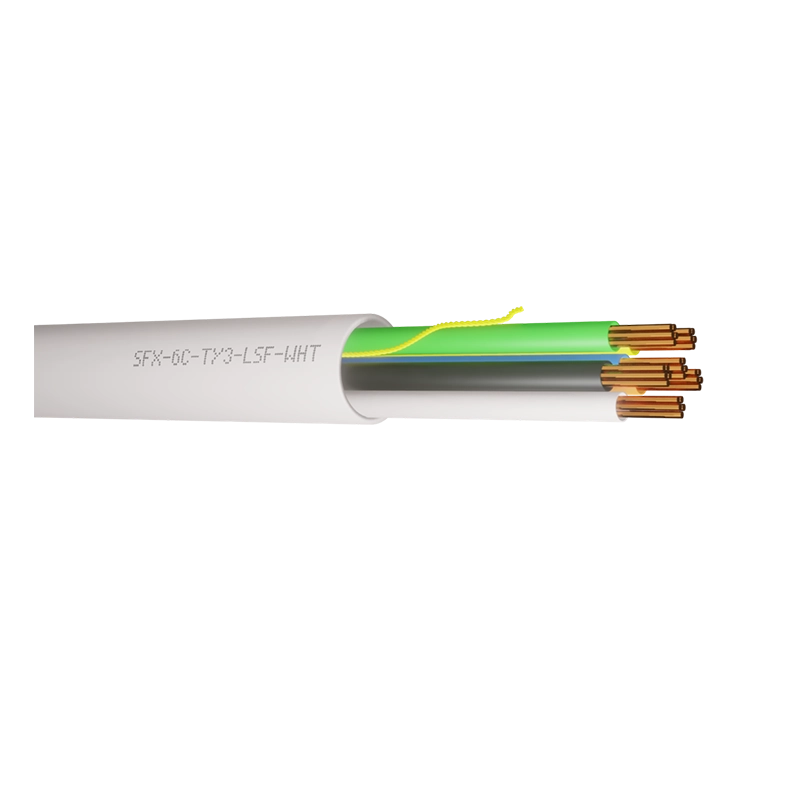 Securiflex Alarm Cable | TCCA Type 3, 6 Core, 100m, LSF | White
