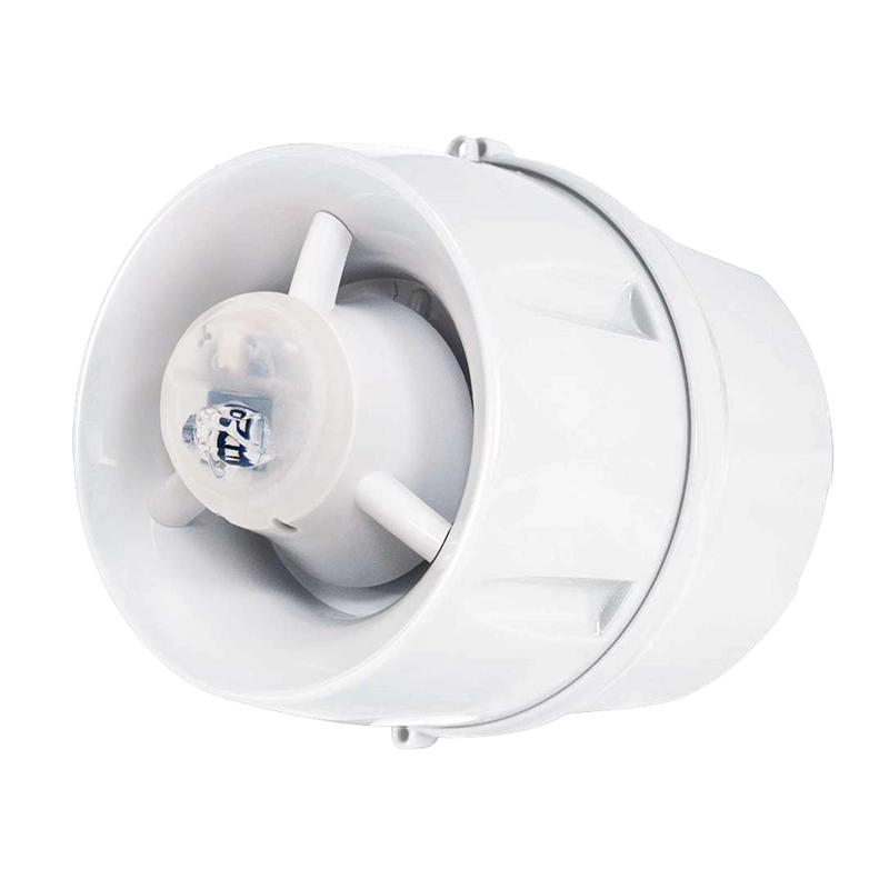 C-TEC CAST Invacuation Wall Voice Sounder VAD | Multi-Message Lockdown Speaker with Blue Strobe | White - Image 2