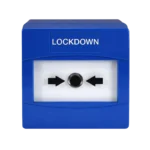 C-TEC CAST Blue Lockdown Call Point | Addressable Invacuation Button | Resettable, XFP/ZFP Compatible