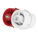 C-TEC CAST Invacuation Wall Voice Sounder VAD | Multi-Message Lockdown Speaker with Blue Strobe | White