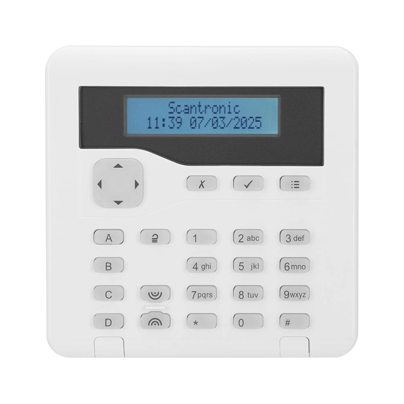 Scantronic KEY-2R-KPZ | Wireless Proximity (Prox) Keypad with 2 Zone Inputs | Grade 2