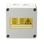 Ziton SMB-DIN1 | Surface Mount Box with DIN Rail | IP66 Enclosure for A-Series