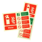 Water Extinguisher ID Sign | Photoluminescent