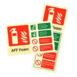 Foam Extinguisher ID Sign | Photoluminescent