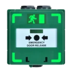STP-CP3-LSRC-WP | Green Emergency Door Release Call Point | IP67 Weatherproof, Resettable