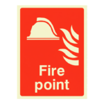 Fire Point Sign | Photoluminescent | UK Compliant