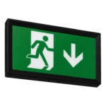 Red Arrow ART/30/ST/V2/B | Artemis Emergency Exit Box | 30m Viewing, LiFePO4 Battery, Selectable Test